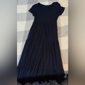 Short sleeve maxi dress